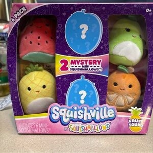 Squishville by Squishmallows Fruit Squad - 6 pack Mini-Squishmallows (New in Box